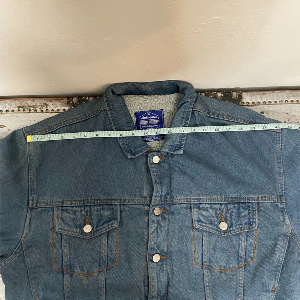 Authentic National Outfitters Vintage Sherpa Denim Jacket